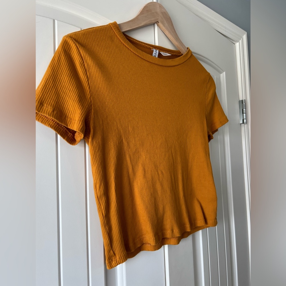 H&M Ribbed Crop Top Tee - Picture 2 of 5